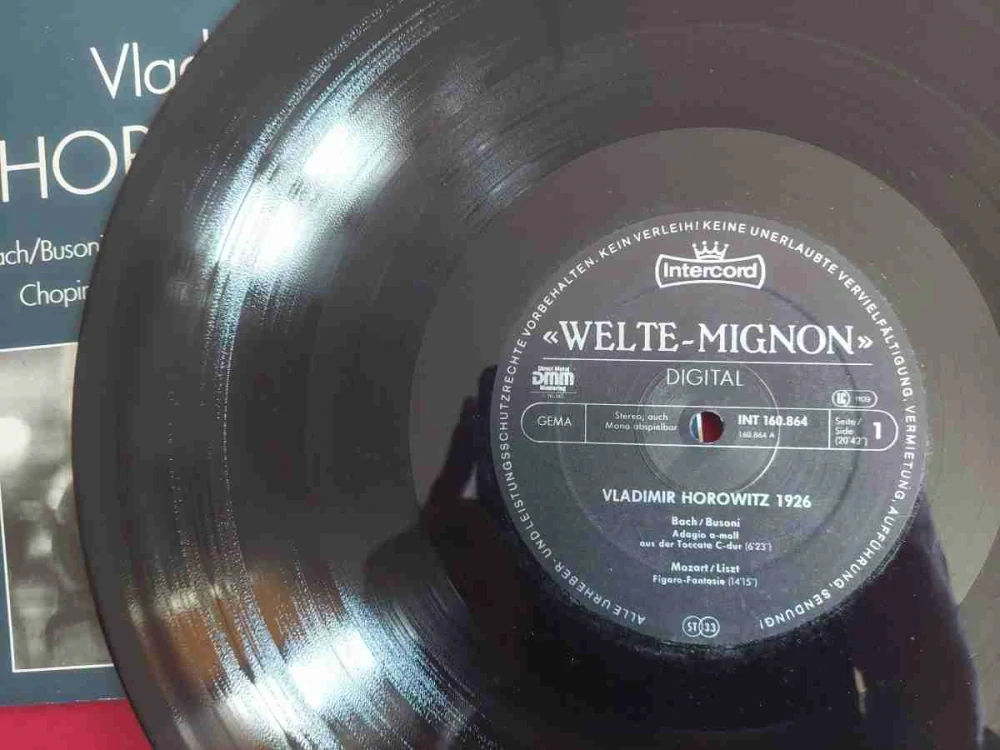 LP Welte-Mignon Vladimír Horowitz