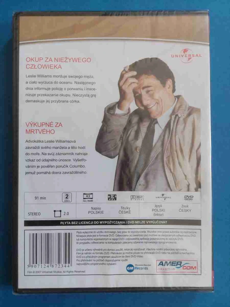 DVD Columbo Pilotní díl - Výkupné za mrtvého