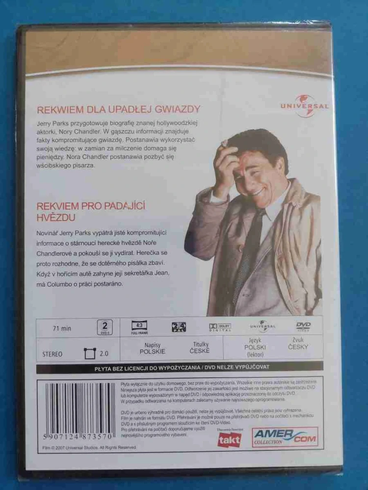 DVD Columbo 13 - Rekviem pro padající hvězdu