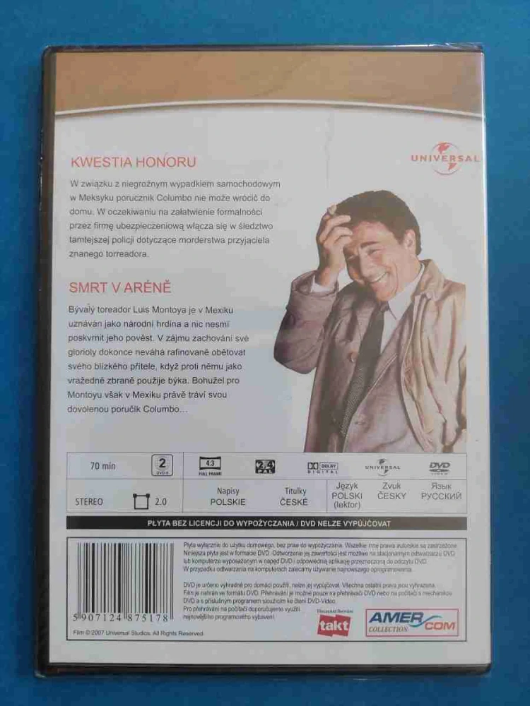 DVD Columbo 34 - Smrt v aréně