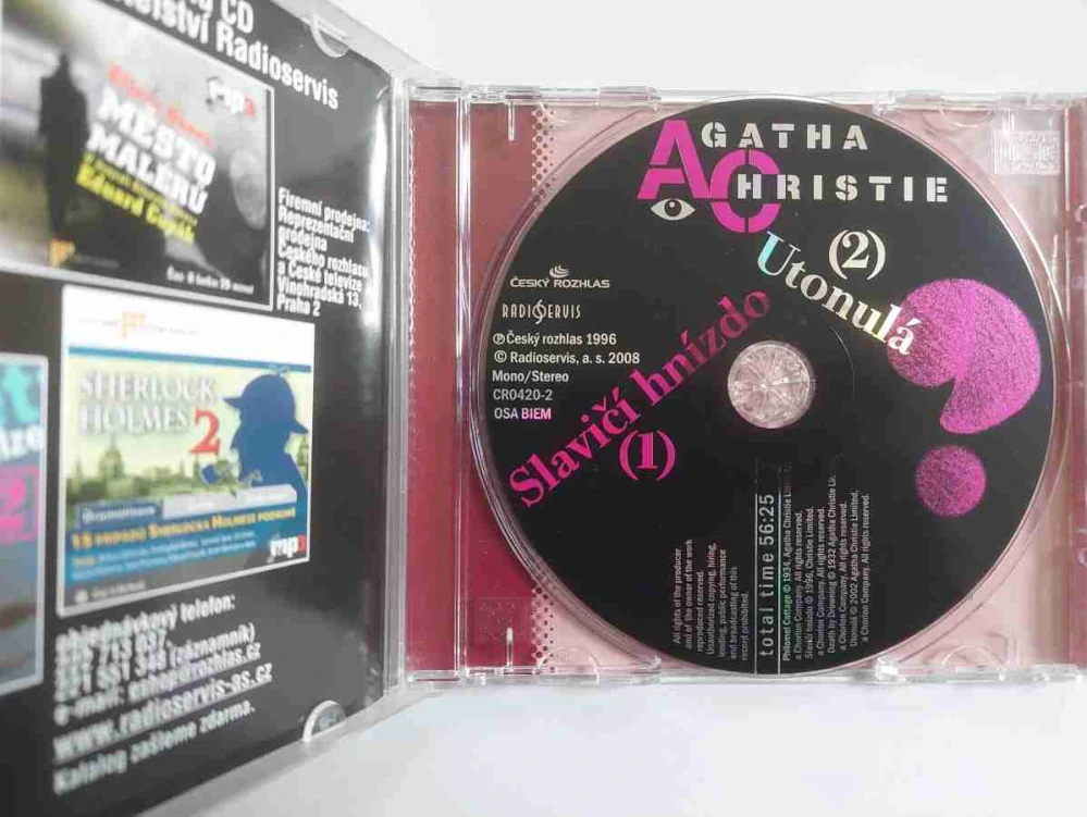 CD Agatha Christie - Slavičí hnízdo / Utonulá