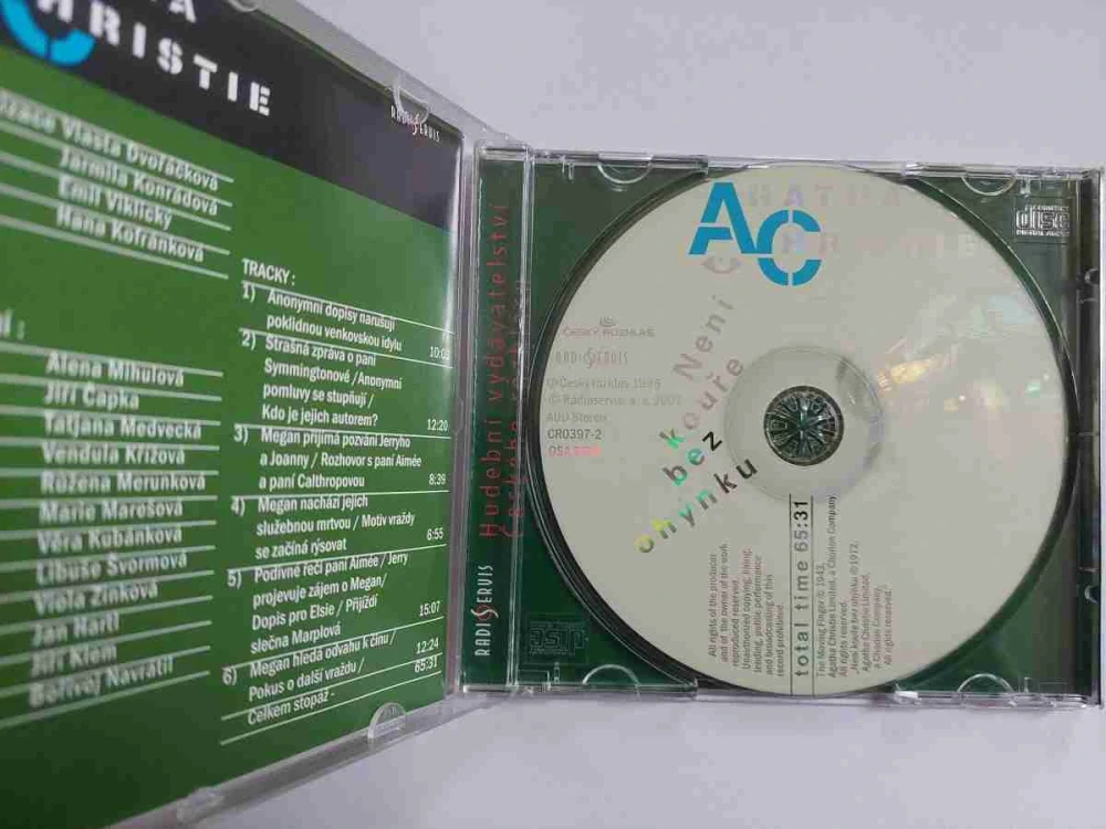 CD Agatha Christie - Není kouře bez ohýnku