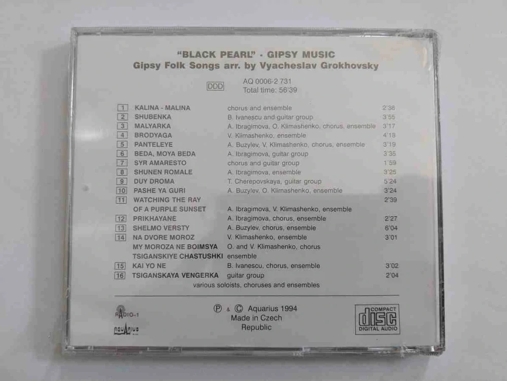 CD Black Pearl Gipsy Music 