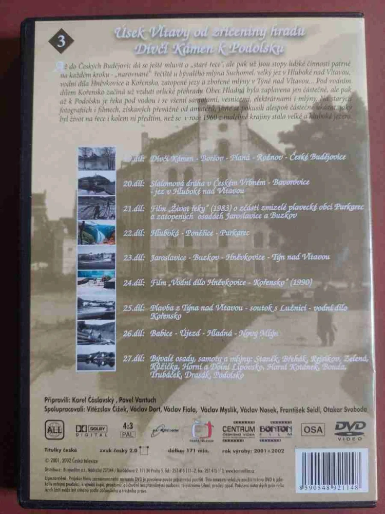 DVD VLTAVA V OBRAZECH 3