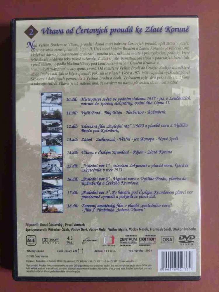 DVD VLTAVA V OBRAZECH 2