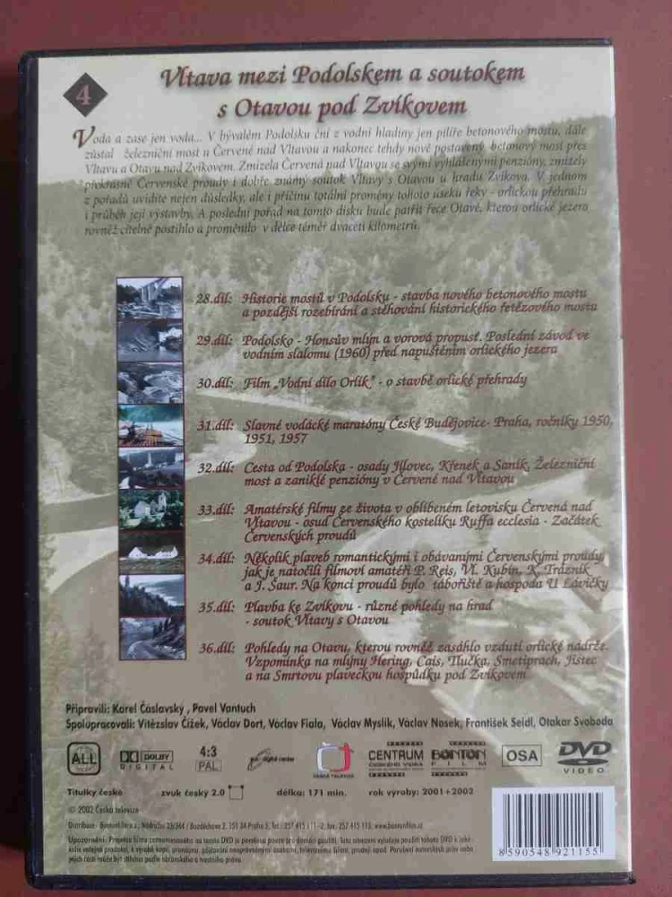 DVD VLTAVA V OBRAZECH 4