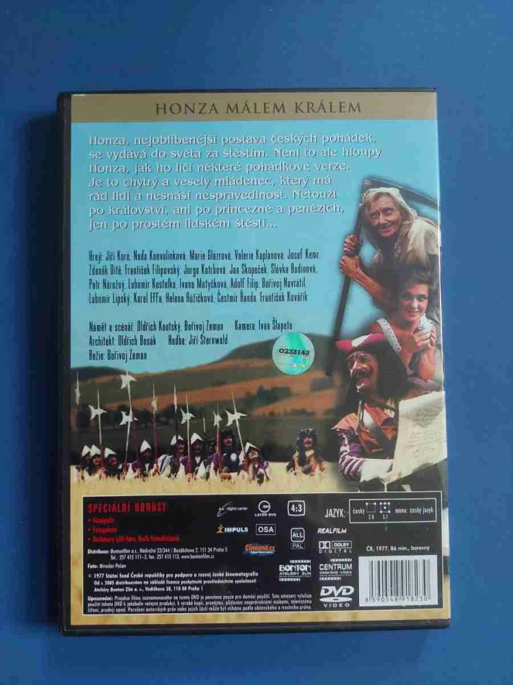 DVD Honza málem králem