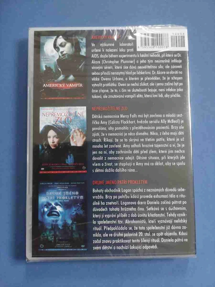 DVD Hororová kolekce - Americký Vampír , Nepřemožitelné zlo , Druhé jméno
