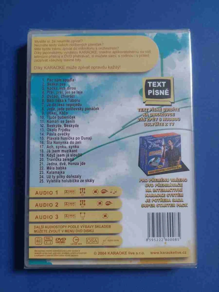 DVD Karaoke - Moje první písničky 1