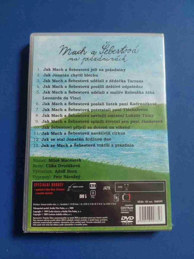 DVD Mach a Šebestová na prázdninách