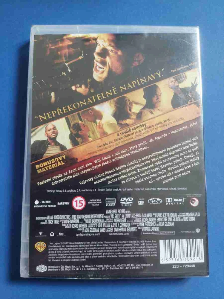 DVD Já, legenda