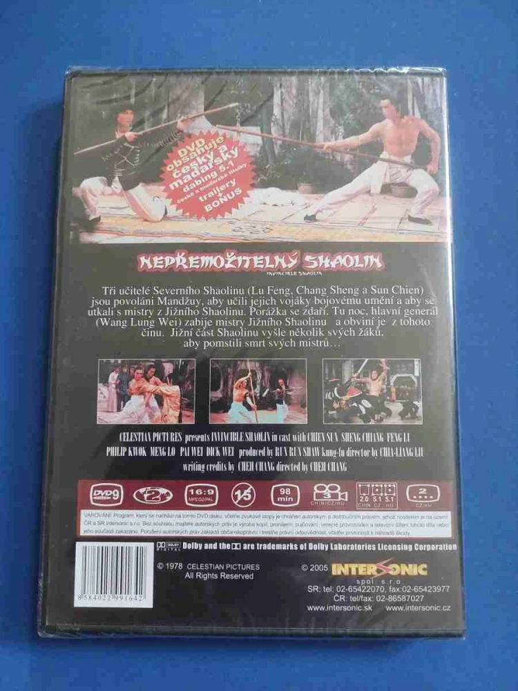 DVD Nepřemožitelný Shaolin