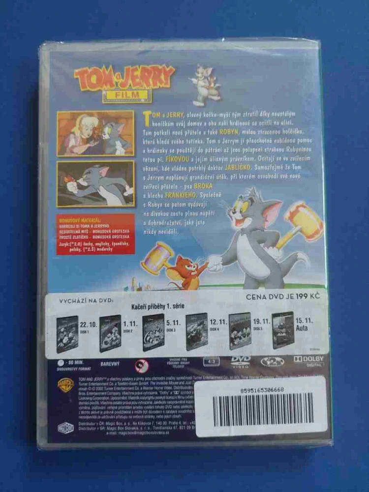 DVD Tom a Jerry Film