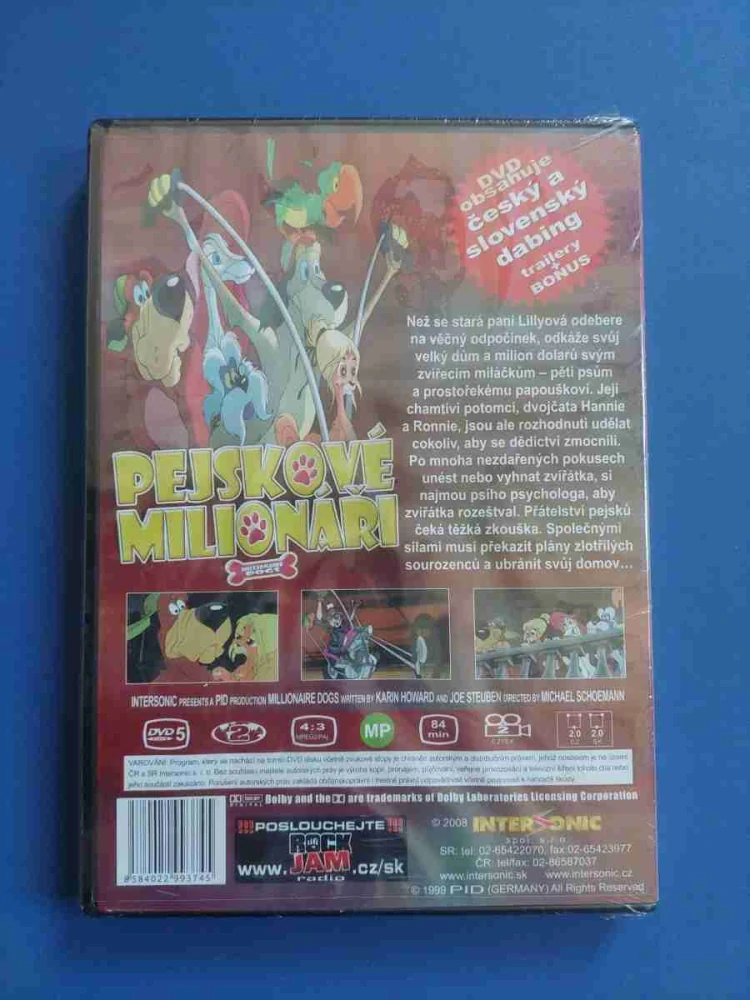 DVD Pejskové milionáři