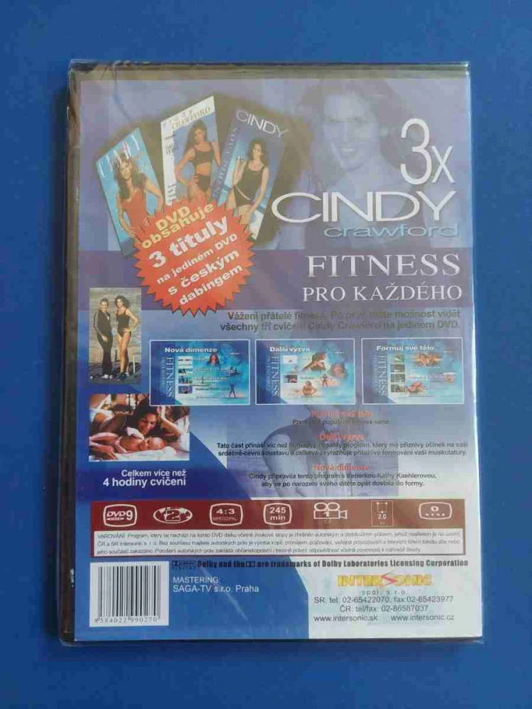 DVD Cindy Crawford 3 x