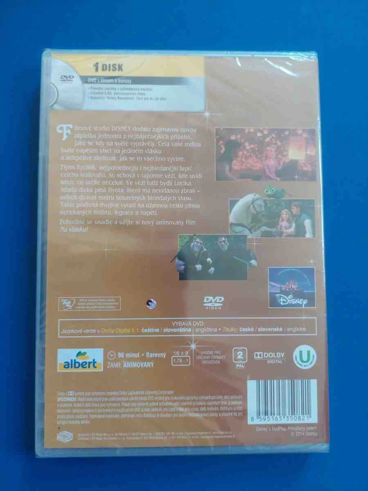 DVD Disney Na vlásku