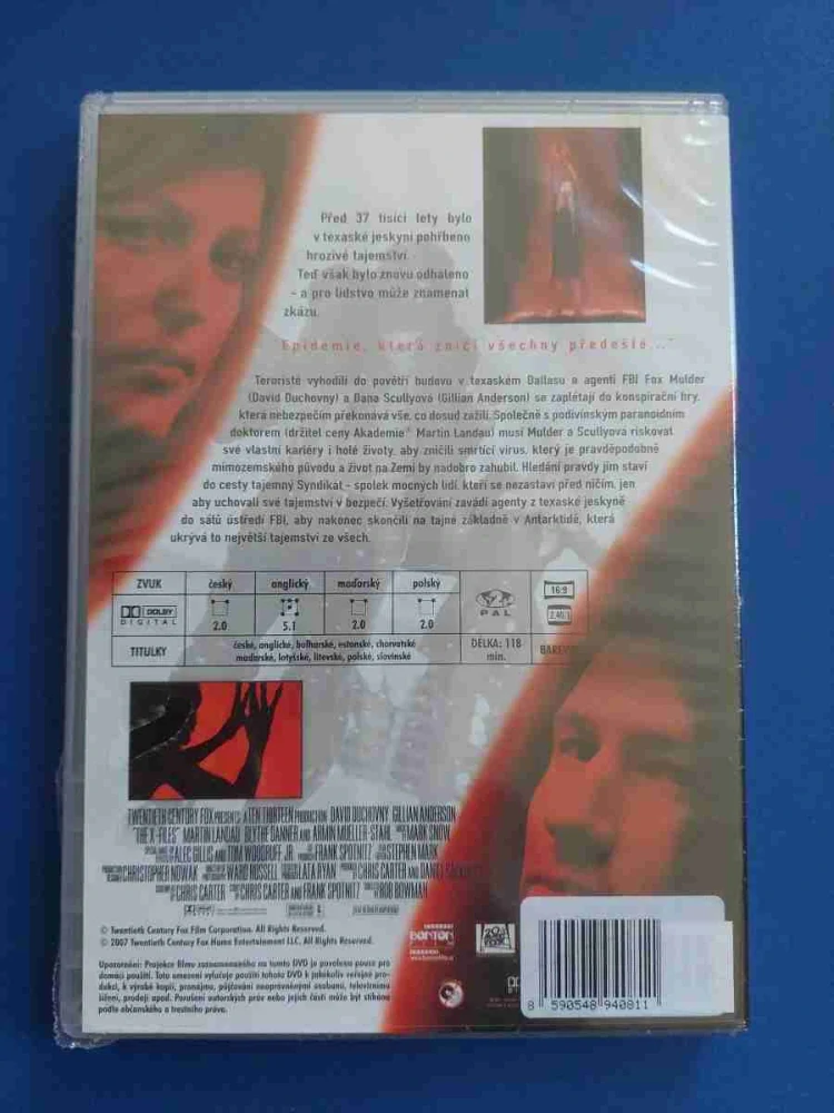 DVD Akta X Film