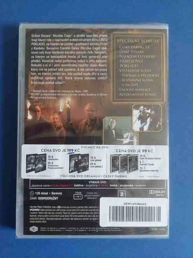 DVD Lovci pokladů