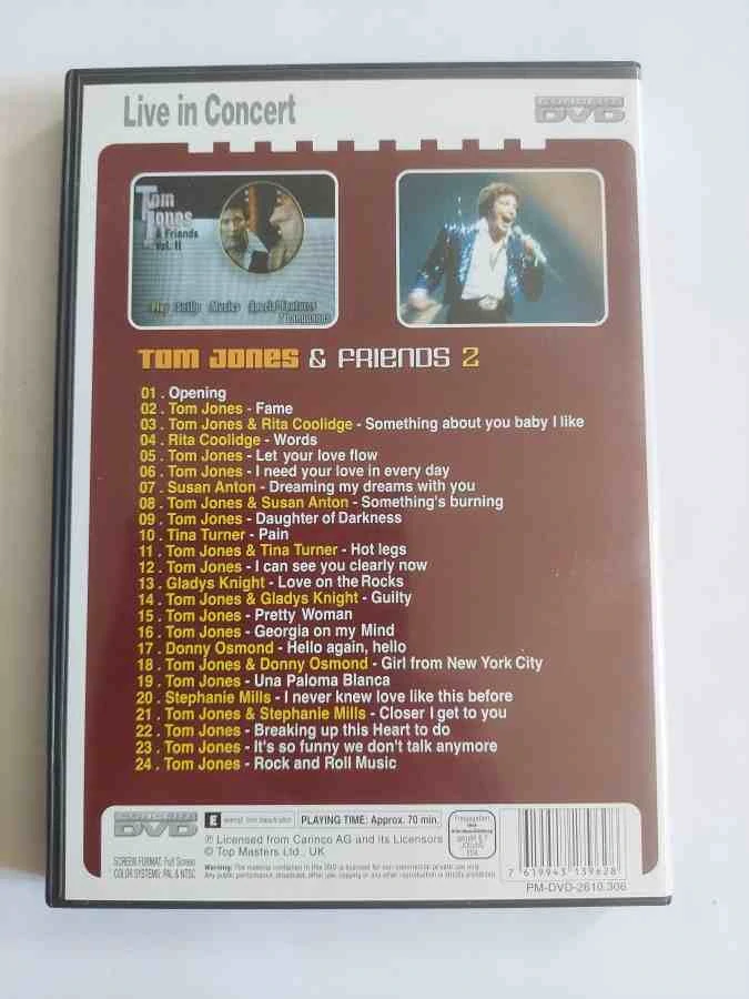 DVD Tom Jones & Friends 2