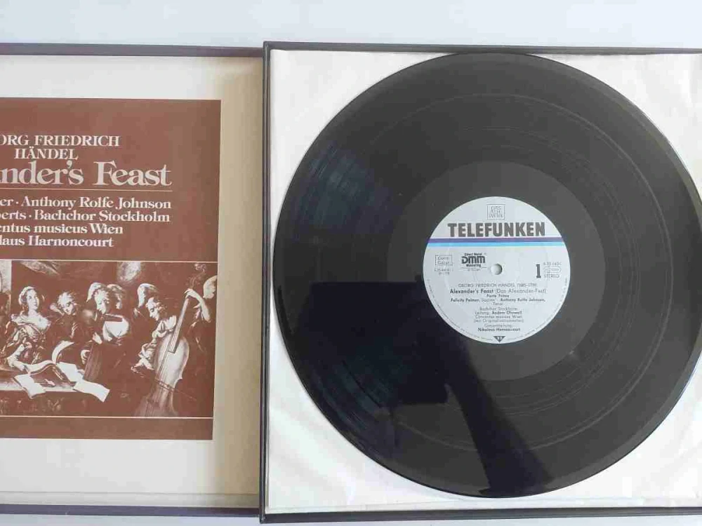 2 LP Georg Friedrich Händel - Alexander's Feast Nikolaus Harnoncourt