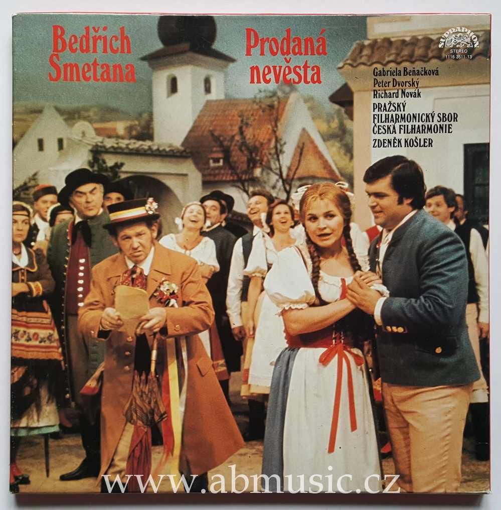 LP Bedřich Smetana - PRODANÁ NEVĚSTA 3LP BOX / 3 Vinyl