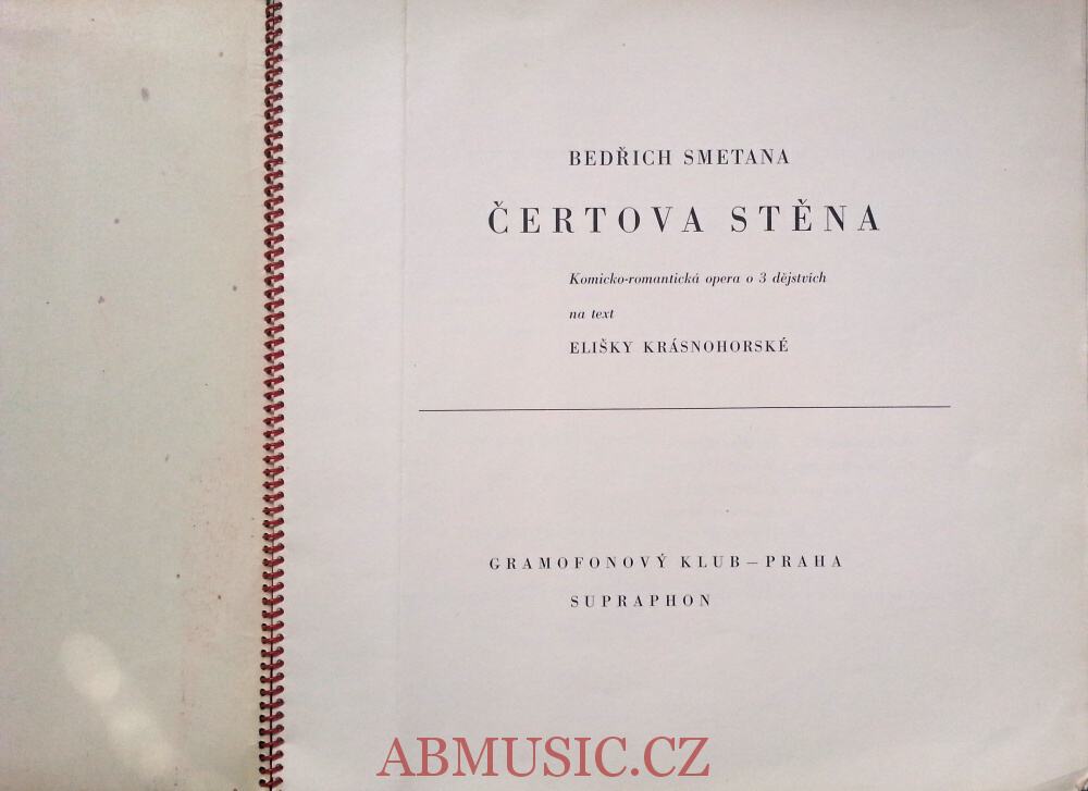 LP Bedřich Smetana - Čertova stěna - 3LP BOX / 3 Vinyl