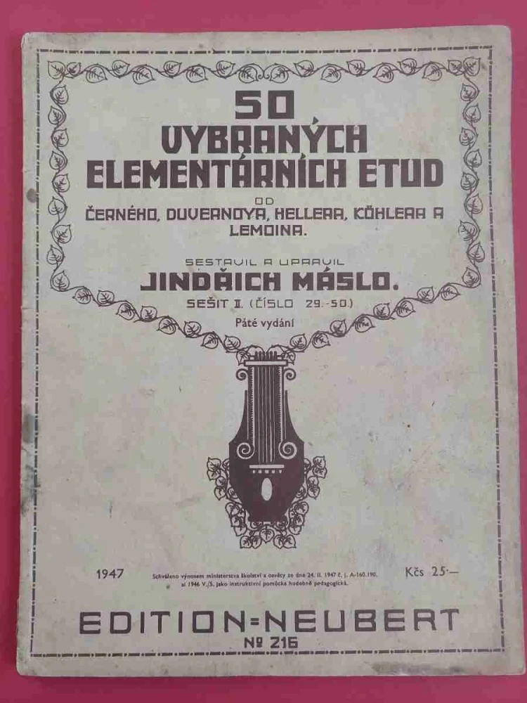 Jindřich Máslo - 50 vybraných elementárních etud II.
