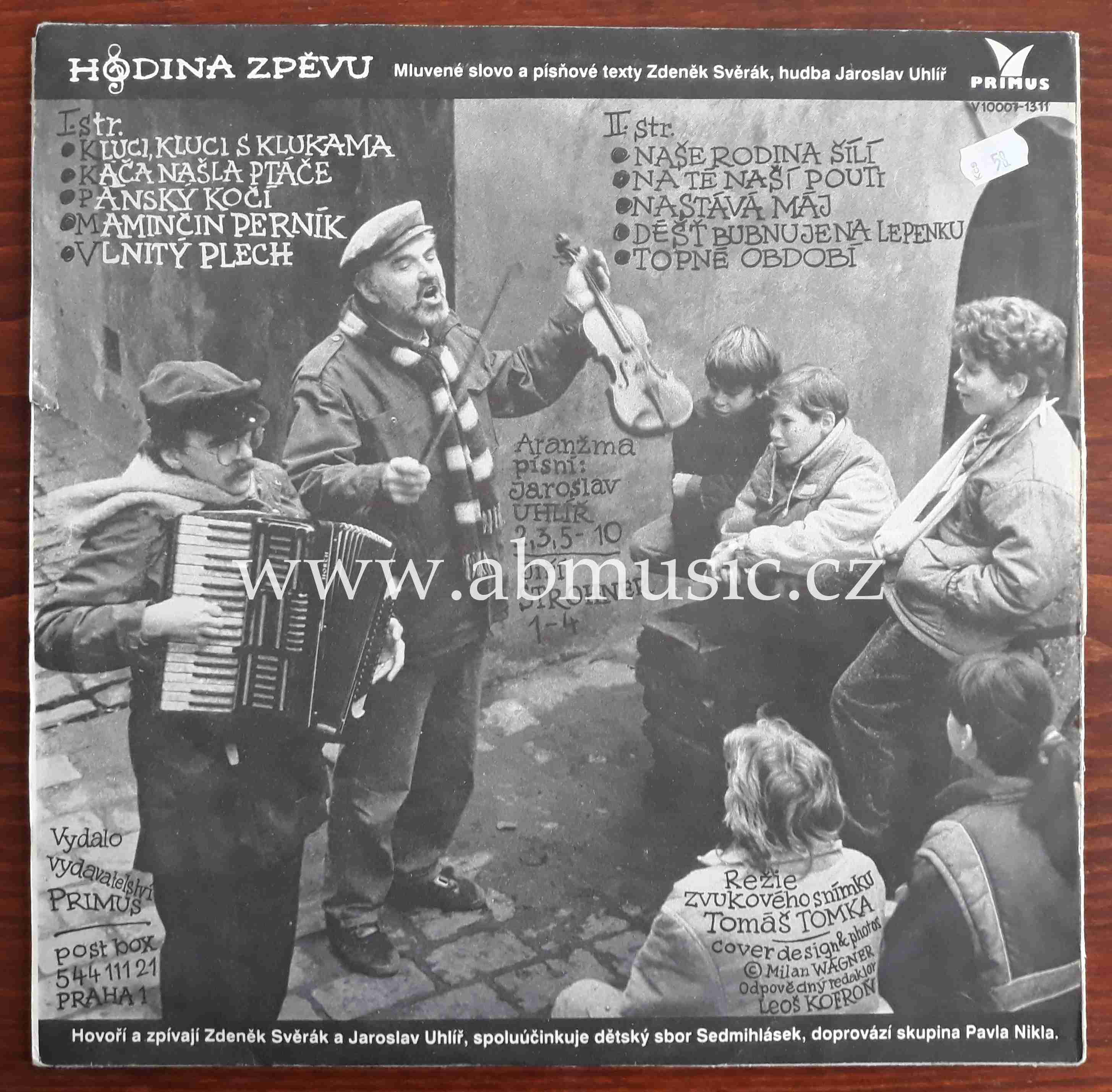 LP Hodina zpěvu - Svěrák a Uhlíř 1990 LP deska / Vinyl