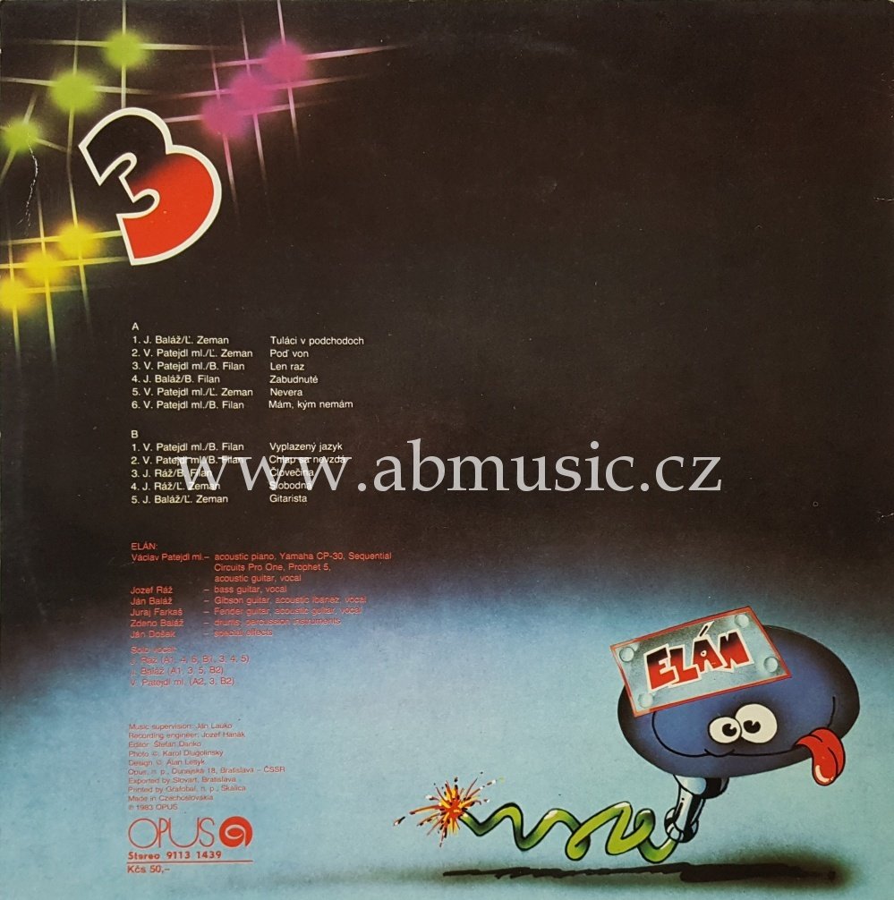 LP ELÁN 3 , LP deska / Vinyl