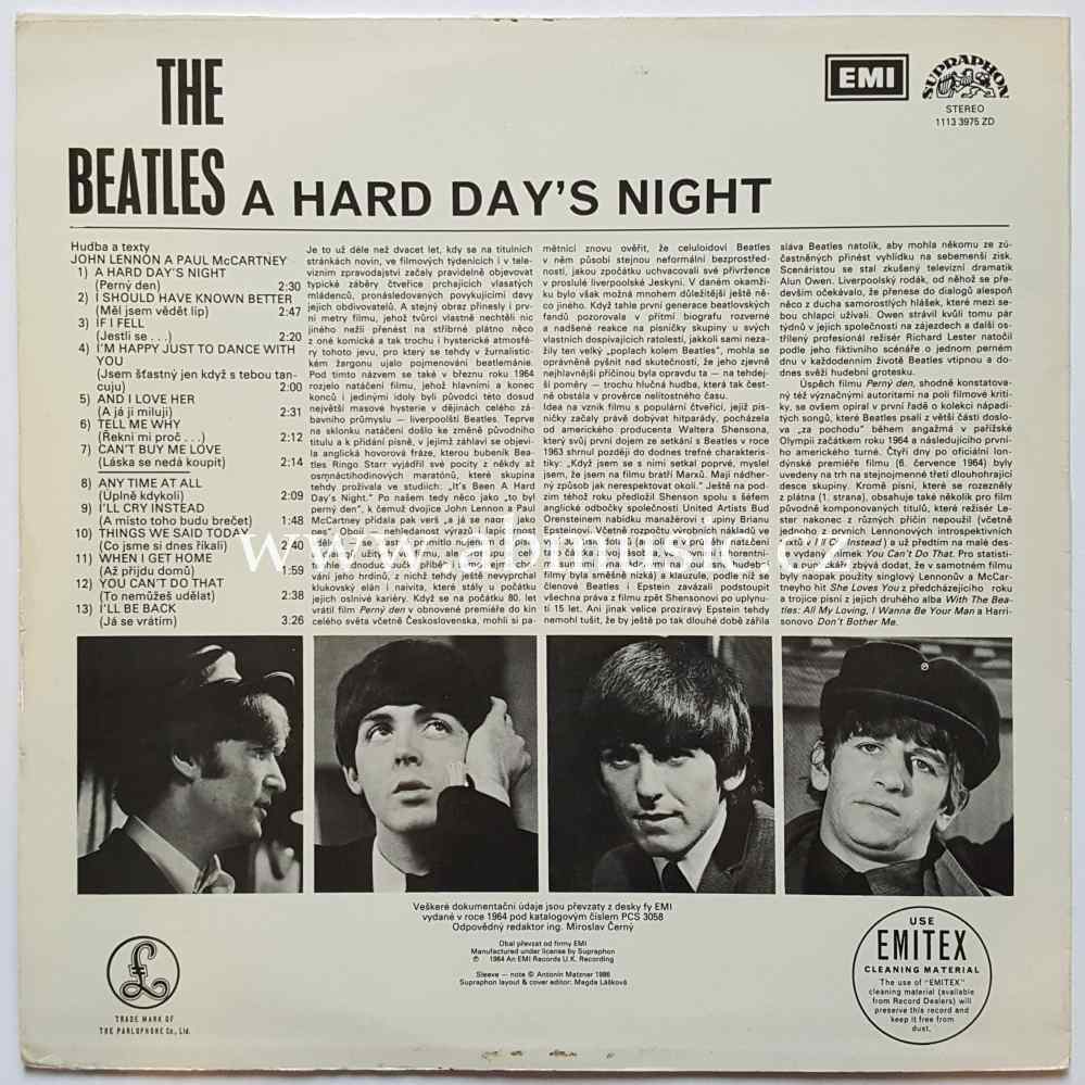 LP The Beatles - A Hard Day´s Night