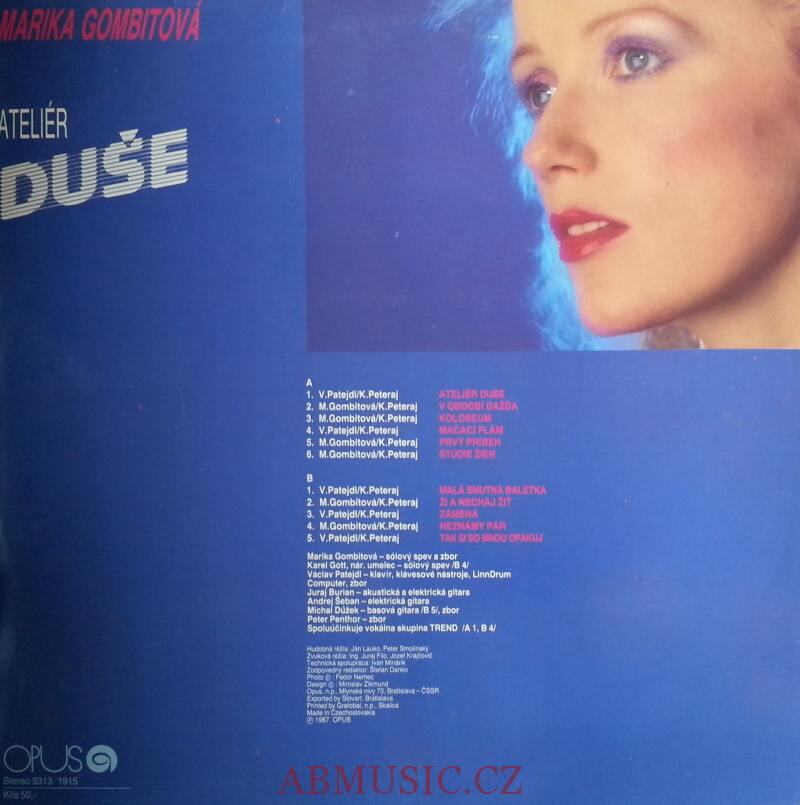 LP Marika Gombitová - ATELIÉR DUŠE