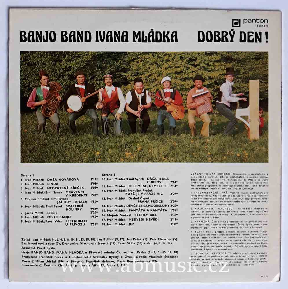 LP Banjo band Ivana Mládka - Dobrý den ! LP deska / Vinyl
