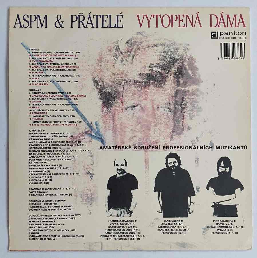 LP ASPM - Vytopená dáma , Spálený , Kalandra , Havlíček