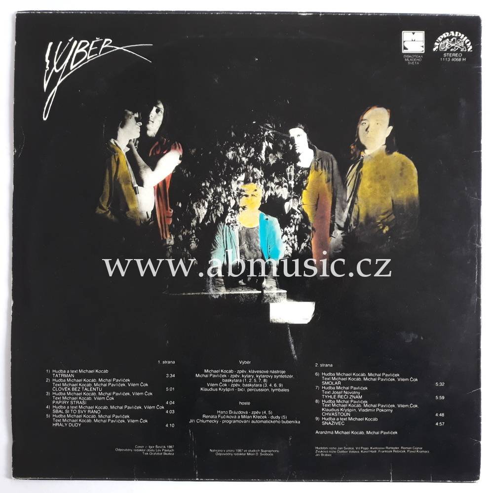 LP Pražský výběr - Výběr