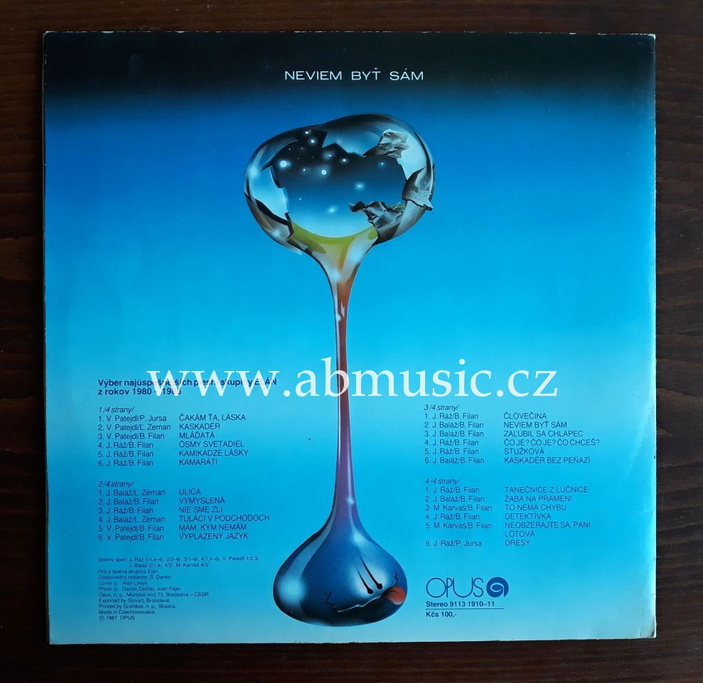 2LP ELÁN - Neviem byť sám
