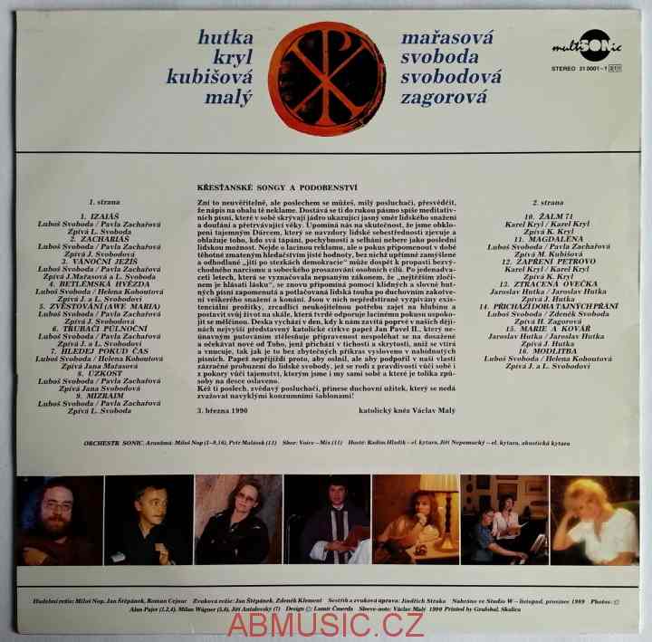 LP Hutka , Kryl , Kubišová - Křesťanské songy & podobenství