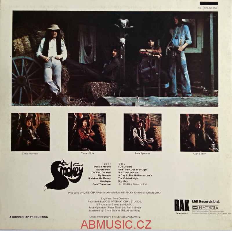 LP Smokey ( Smokie ) - Pass it around 1975