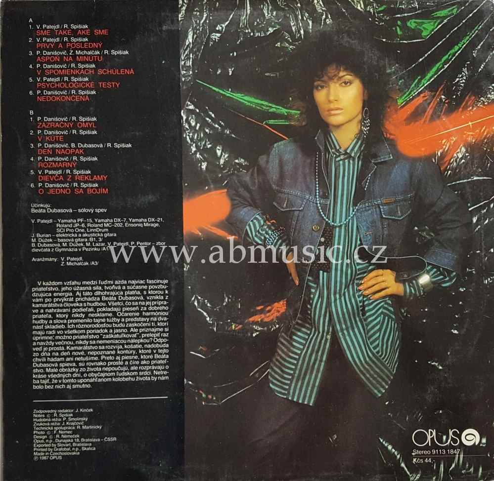 LP Beáta Dubasová - Beáta 1987