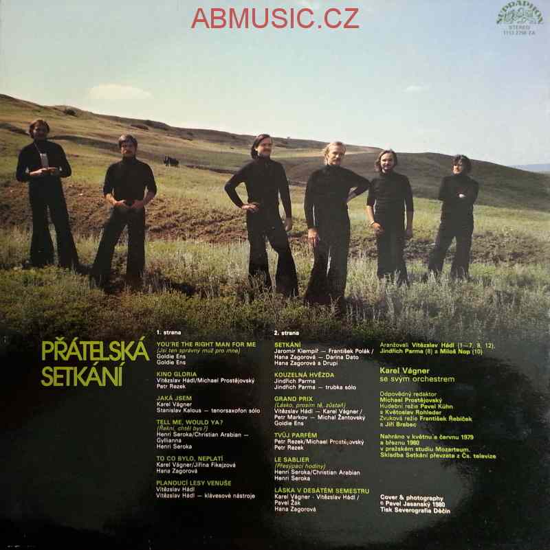 LP Přátelská setkání - Rezek , Zagorová , Drupi