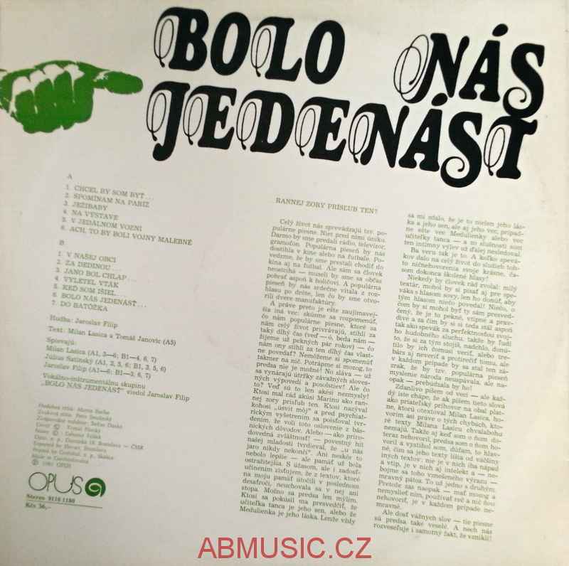 LP Bolo nás jedenást - Lasica & Satinský & Filip