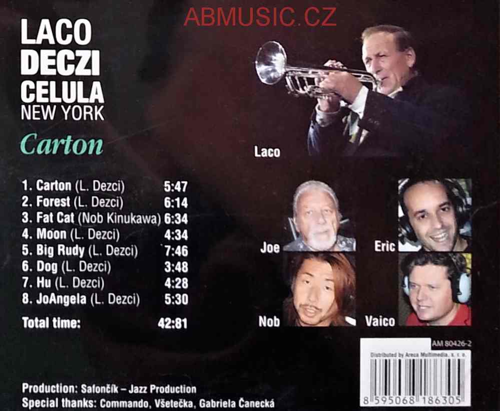 Laco Deczi Celula New York - Carton , CD