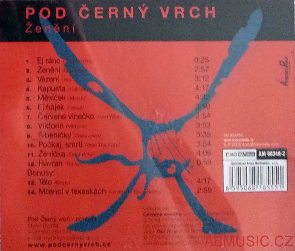 Pod Černý Vrch - Ženění , CD