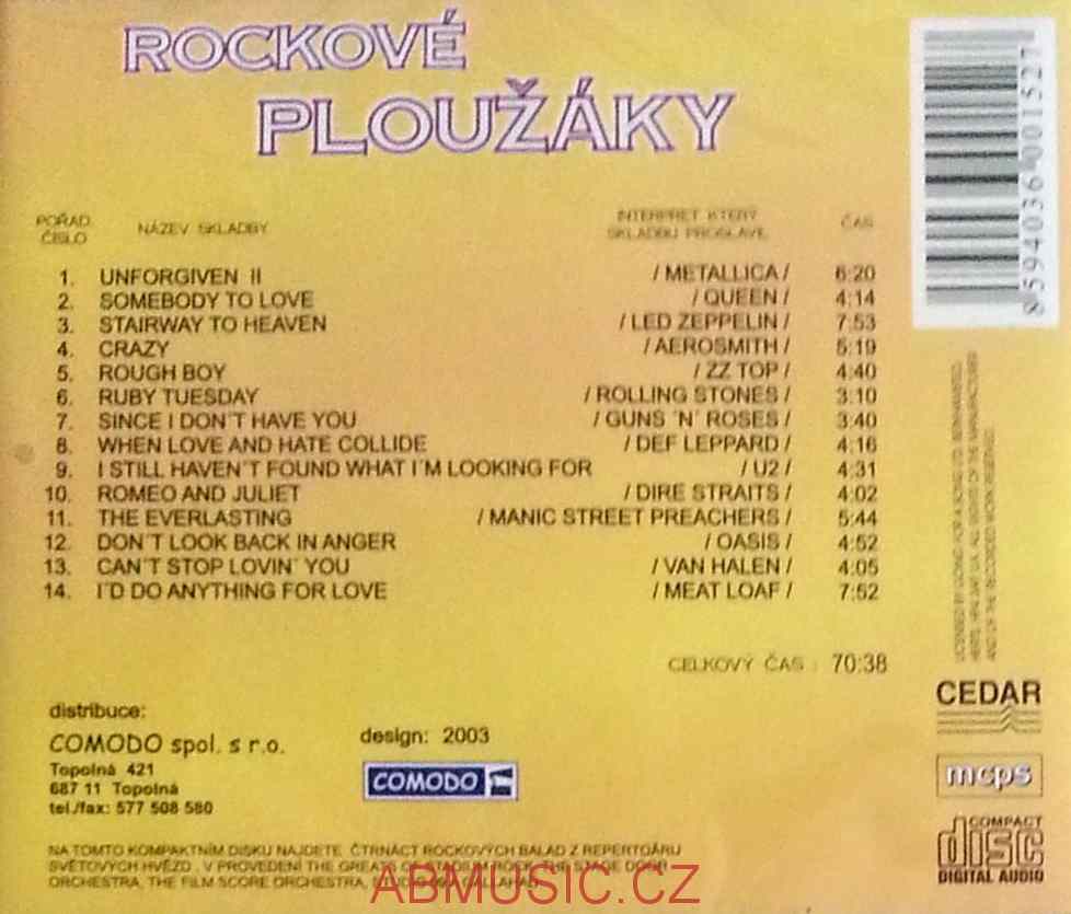 Rockové ploužáky CD