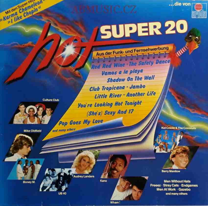 LP Hot Super 20 Hits 1983 - Oldfield , UB 40 ...