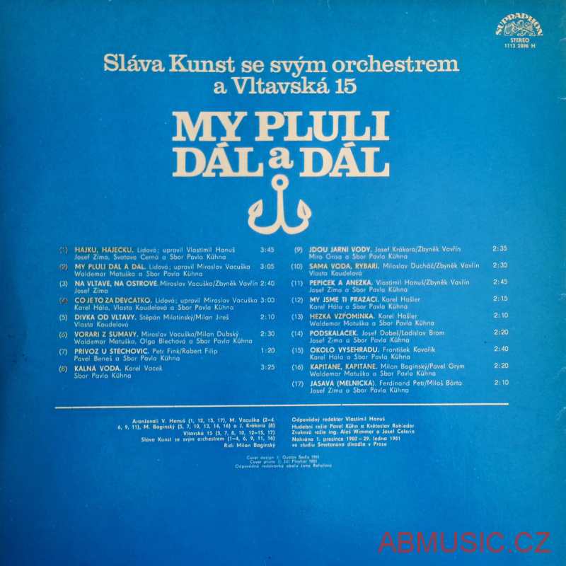 LP My pluli dál a dál - Sláva Kunst