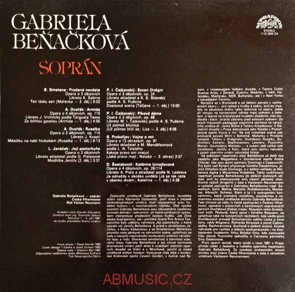 LP Gabriela Beňačková