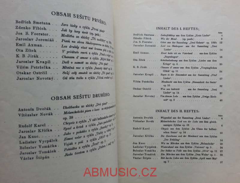 Česká moderní píseň 1. - Album písní 1925