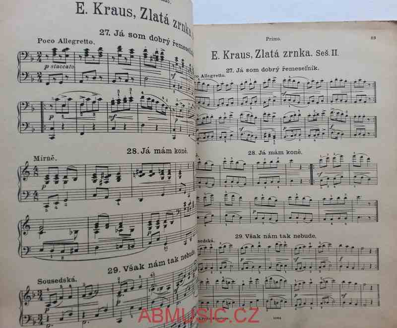 E. Kraus - Zlatá zrnka - Výbor národních písní