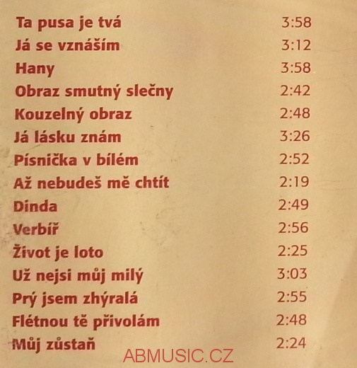 Hana Zagorová - Já lásku znám CD