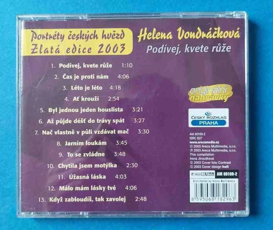 CD Helena Vondráčková - Portréty českých hvězd 